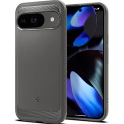 Spigen Pixel 9|Pixel 9 Pro-Etui RUGGED ARMOR GOOGLE PIXEL 9 / 9 PRO MARBLE GREY