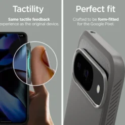Spigen Pixel 9|Pixel 9 Pro-Etui RUGGED ARMOR GOOGLE PIXEL 9 / 9 PRO MARBLE GREY