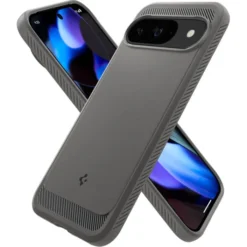 Spigen Pixel 9|Pixel 9 Pro-Etui RUGGED ARMOR GOOGLE PIXEL 9 / 9 PRO MARBLE GREY