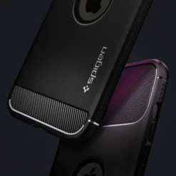Spigen Iphone 12 Pro|Apple-Etui Rugged Armor iPhone 12 12 Pro Matte Black Czarne Case