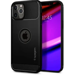 Spigen Iphone 12 Pro|Apple-Etui Rugged Armor iPhone 12 12 Pro Matte Black Czarne Case