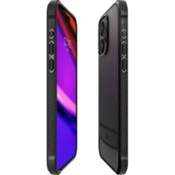 Spigen Iphone 15 Pro Max|Iphone 15 Pro Max-Etui Rugged Armor Mag Magsafe iPhone 15 Pro Max Matte Black Czarny Case
