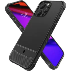 Spigen Iphone 15 Pro Max|Iphone 15 Pro Max-Etui Rugged Armor Mag Magsafe iPhone 15 Pro Max Matte Black Czarny Case