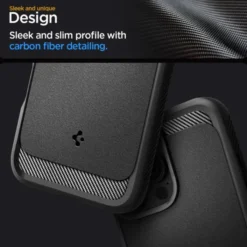 Spigen Iphone 16 Pro Max|Iphone 16 Pro Max-ETUI RUGGED ARMOR MAG MAGSAFE IPHONE 16 PRO MAX MATTE BLACK