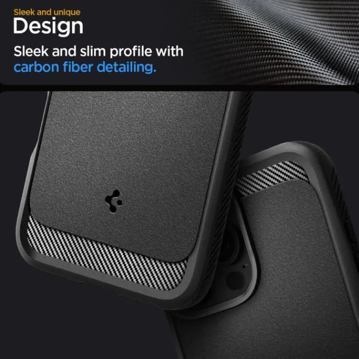 Spigen Iphone 16 Pro Max|Iphone 16 Pro Max-ETUI RUGGED ARMOR MAG MAGSAFE IPHONE 16 PRO MAX MATTE BLACK