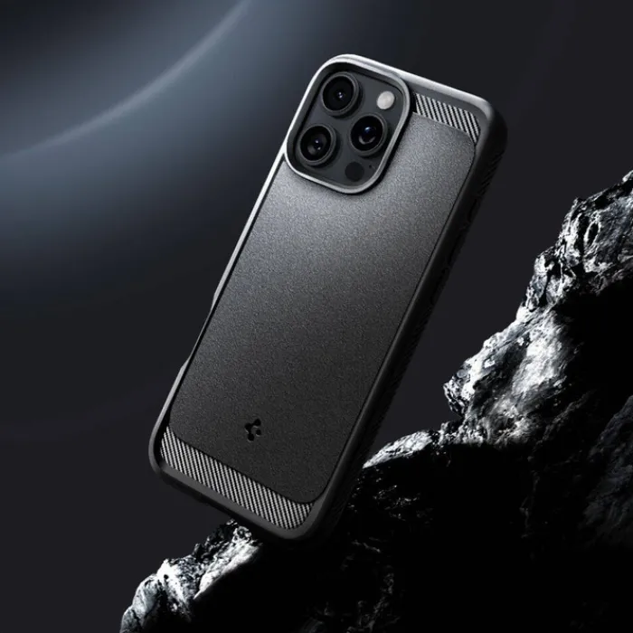 Spigen Iphone 16 Pro Max|Iphone 16 Pro Max-ETUI RUGGED ARMOR MAG MAGSAFE IPHONE 16 PRO MAX MATTE BLACK