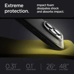 Spigen Apple|Magsafe-ETUI RUGGED ARMOR MAG MAGSAFE IPHONE 16 PRO MATOWE CZARNE
