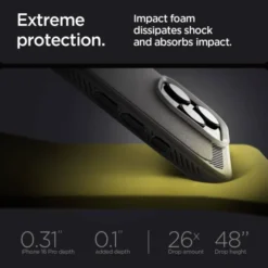 Spigen Iphone 16 Pro Max|Iphone 16 Pro Max-ETUI RUGGED ARMOR MAG MAGSAFE IPHONE 16 PRO MAX GREY