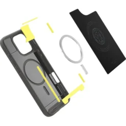 Spigen Iphone 16 Pro Max|Iphone 16 Pro Max-ETUI RUGGED ARMOR MAG MAGSAFE IPHONE 16 PRO MAX GREY