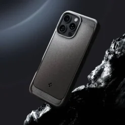 Spigen Iphone 16 Pro Max|Iphone 16 Pro Max-ETUI RUGGED ARMOR MAG MAGSAFE IPHONE 16 PRO MAX GREY
