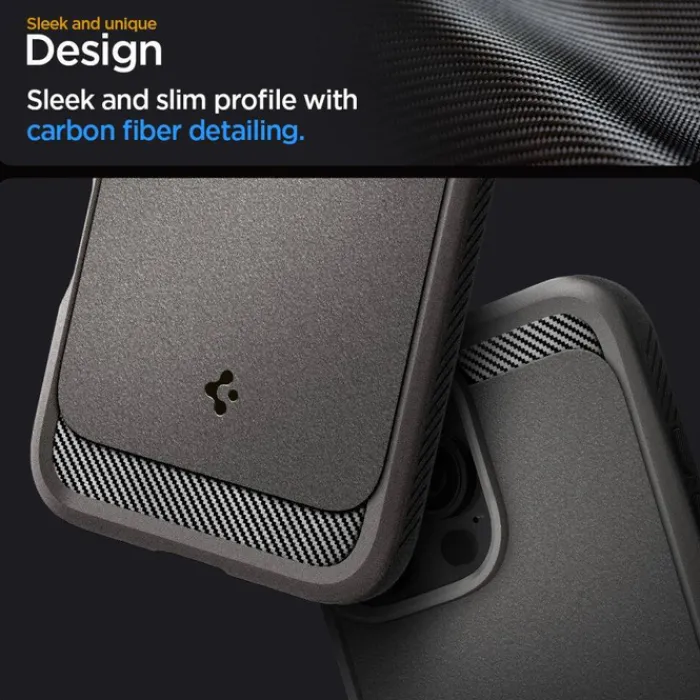 Spigen Apple|Magsafe-ETUI RUGGED ARMOR MAG MAGSAFE IPHONE 16 PRO GREY
