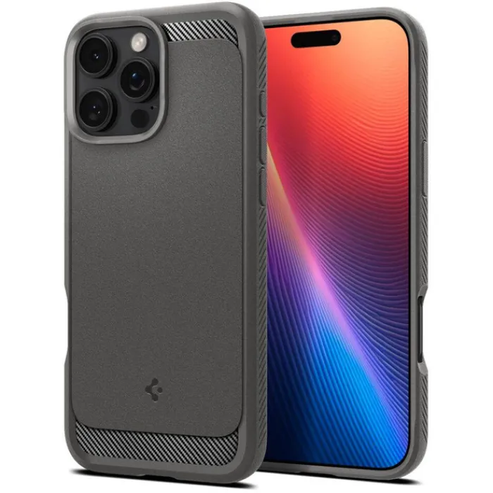 Spigen Apple|Magsafe-ETUI RUGGED ARMOR MAG MAGSAFE IPHONE 16 PRO GREY