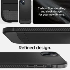 Spigen Iphone 14|Apple-Etui Rugged Armor Mag Magsafe iPhone 14 Matte Black Czarny Case