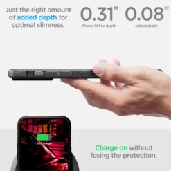 Spigen Iphone 14 Pro|Apple-Etui Rugged Armor Mag Magsafe iPhone 14 Pro Matte Black Czarny Case