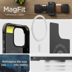 Spigen Iphone 14 Pro Max|Apple-Etui Rugged Armor Mag Magsafe iPhone 14 Pro Max Matte Black Czarny Case