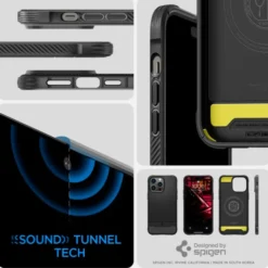 Spigen Iphone 14 Pro Max|Apple-Etui Rugged Armor Mag Magsafe iPhone 14 Pro Max Matte Black Czarny Case