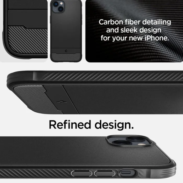 Spigen Iphone 14 Plus|Apple-Etui Rugged Armor Mag Magsafe iPhone 14 Plus Matte Black Czarny Case