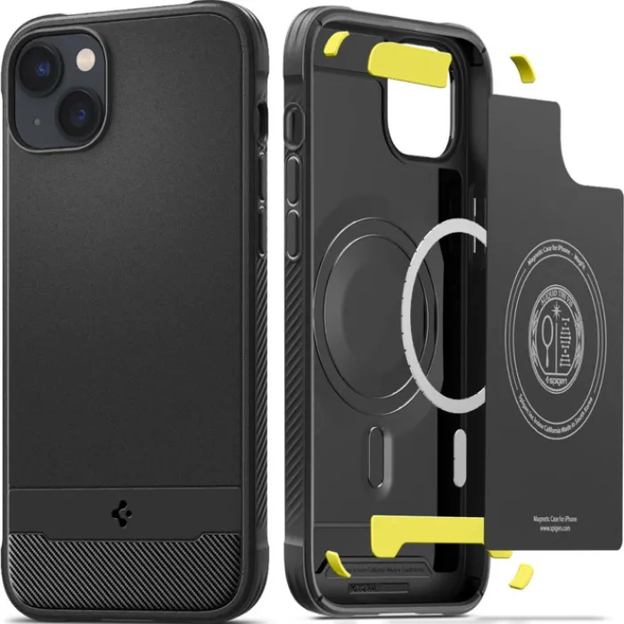 Spigen Iphone 14 Plus|Apple-Etui Rugged Armor Mag Magsafe iPhone 14 Plus Matte Black Czarny Case