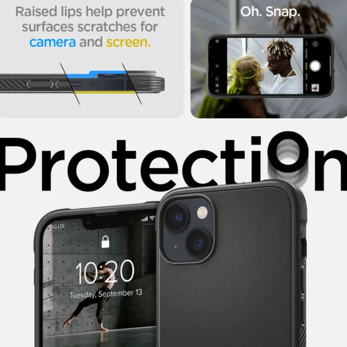 Spigen Iphone 14 Plus|Apple-Etui Rugged Armor Mag Magsafe iPhone 14 Plus Matte Black Czarny Case