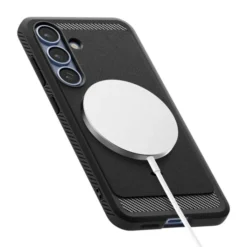 Spigen Samsung|Galaxy S25-Etui RUGGED ARMOR MAG MAGSAFE GALAXY S25 MATTE BLACK