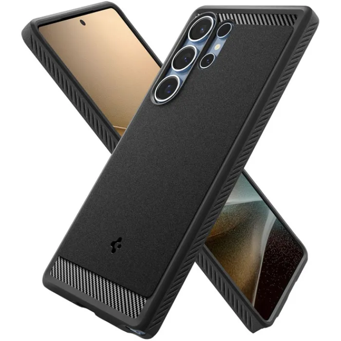 Spigen Samsung|Galaxy S25 Ultra-ETUI RUGGED ARMOR MAG MAGSAFE SAMSUNG GALAXY S25 ULTRA MATTE BLACK