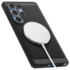 Spigen Samsung|Galaxy S25 Ultra-ETUI RUGGED ARMOR MAG MAGSAFE SAMSUNG GALAXY S25 ULTRA MATTE BLACK