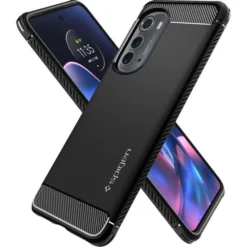 Spigen Motorola|Inne Marki-Etui Rugged Armor Motorola Edge 2022 Matte Black Czarny Case