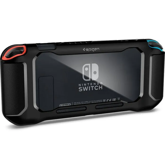 Spigen Nintendo|Akcesoria Do Konsol-Etui Rugged Armor Nintendo Switch Black Czarne Case