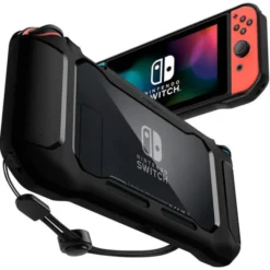 Spigen Nintendo|Akcesoria Do Konsol-Etui Rugged Armor Nintendo Switch Black Czarne Case