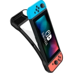 Spigen Nintendo|Akcesoria Do Konsol-Etui Rugged Armor Nintendo Switch Black Czarne Case
