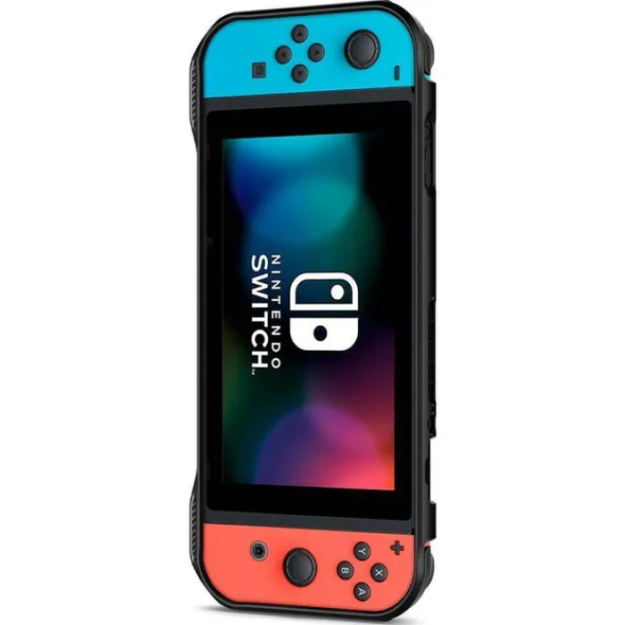 Spigen Nintendo|Akcesoria Do Konsol-Etui Rugged Armor Nintendo Switch Black Czarne Case