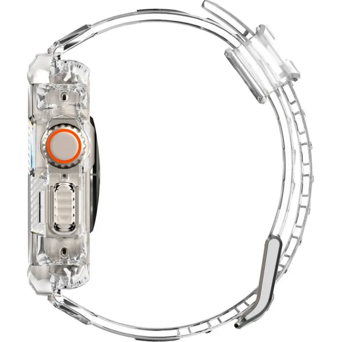 Spigen Apple Watch Ultra 49Mm|Apple Watch Ultra 2 49Mm-Etui Rugged Armor Pro Apple Watch Ultra 49mm Ultra 2 Przezroczyste