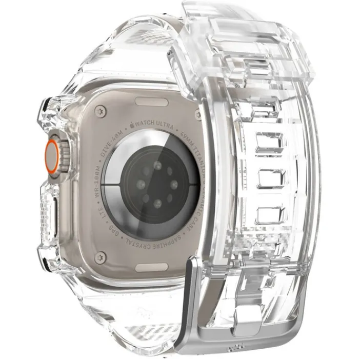 Spigen Apple Watch Ultra 49Mm|Apple Watch Ultra 2 49Mm-Etui Rugged Armor Pro Apple Watch Ultra 49mm Ultra 2 Przezroczyste