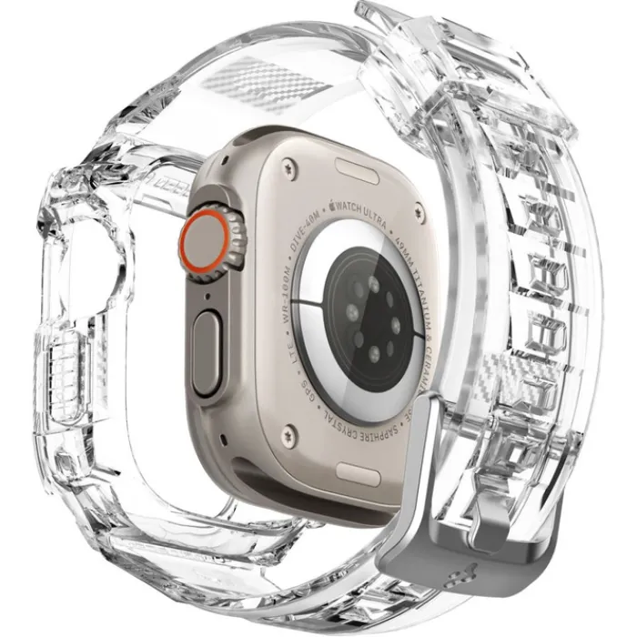 Spigen Apple Watch Ultra 49Mm|Apple Watch Ultra 2 49Mm-Etui Rugged Armor Pro Apple Watch Ultra 49mm Ultra 2 Przezroczyste