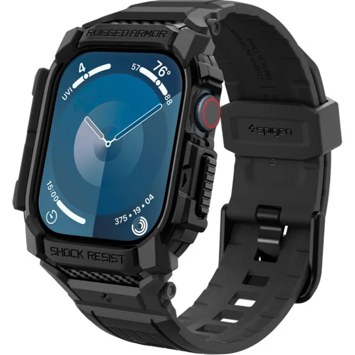 Spigen Apple Watch 11 46Mm|Apple Watch 10 46Mm-ETUI RUGGED ARMOR ”PRO” APPLE WATCH 10 (46 MM) MATTE BLACK