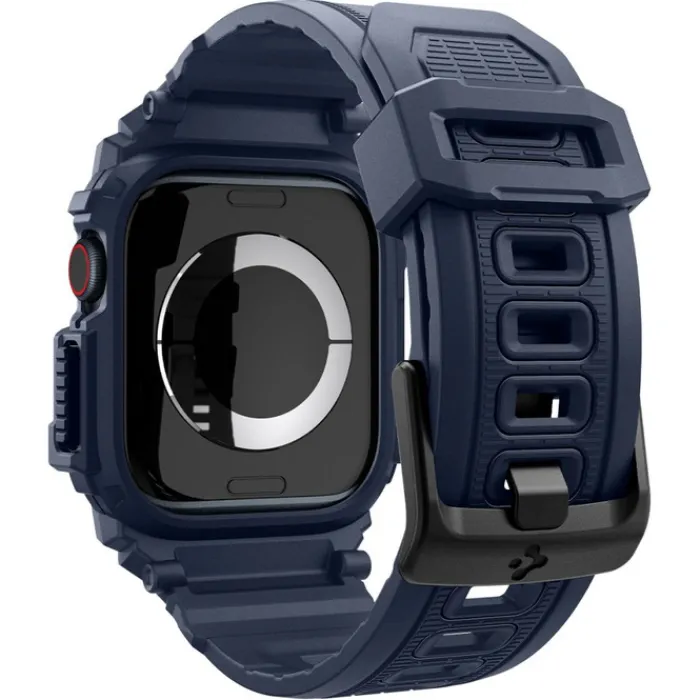 Spigen Apple Watch 11 46Mm|Apple Watch 10 46Mm-ETUI RUGGED ARMOR ”PRO” APPLE WATCH 10 (46 MM) NAVY BLUE