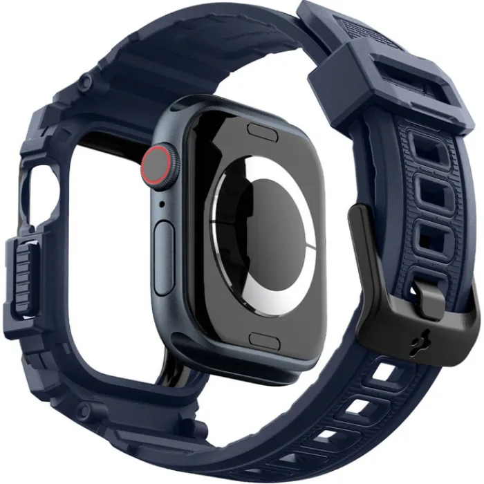 Spigen Apple Watch 11 46Mm|Apple Watch 10 46Mm-ETUI RUGGED ARMOR ”PRO” APPLE WATCH 10 (46 MM) NAVY BLUE