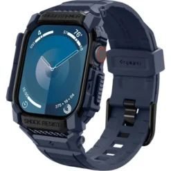 Spigen Apple Watch 11 46Mm|Apple Watch 10 46Mm-ETUI RUGGED ARMOR ”PRO” APPLE WATCH 10 (46 MM) NAVY BLUE