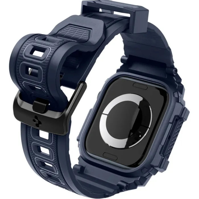 Spigen Apple Watch 11 46Mm|Apple Watch 10 46Mm-ETUI RUGGED ARMOR ”PRO” APPLE WATCH 10 (46 MM) NAVY BLUE