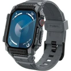 Spigen Apple Watch 11 46Mm|Apple Watch 10 46Mm-ETUI RUGGED ARMOR ”PRO” APPLE WATCH 10 (46 MM) DARK GREY