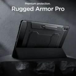 Spigen Galaxy Tab S10 Ultra|Galaxy Tab S9 Ultra-Etui Rugged Armor ”pro” Galaxy Tab S8 Ultra / Galaxy Tab S10 Ultra / Galaxy S9 Ultra 14.6 Black Case