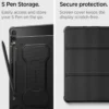 Spigen Samsung|Galaxy Tab S9 Plus-Etui Rugged Armor ”pro” Galaxy Tab S9+ Plus 12.4 X810 / X816B Black Case