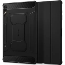 Spigen Samsung|Galaxy Tab S9 Plus-Etui Rugged Armor ”pro” Galaxy Tab S9+ Plus 12.4 X810 / X816B Black Case