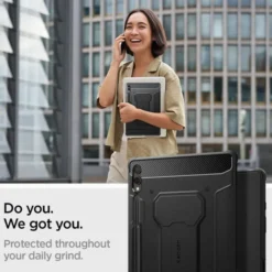 Spigen Samsung|Galaxy Tab S9 Plus-Etui Rugged Armor ”pro” Galaxy Tab S9+ Plus 12.4 X810 / X816B Black Case