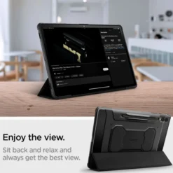 Spigen Samsung|Galaxy Tab S9 Plus-Etui Rugged Armor ”pro” Galaxy Tab S9+ Plus 12.4 X810 / X816B Black Case