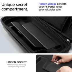 Spigen Inne-Etui Rugged Armor ”pro” Sony Playstation Portal Black Case
