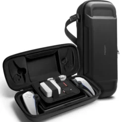 Spigen Inne-Etui Rugged Armor ”pro” Sony Playstation Portal Black Case