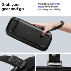 Spigen Inne-Etui Rugged Armor ”pro” Sony Playstation Portal Black Case