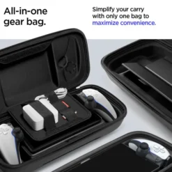 Spigen Inne-Etui Rugged Armor ”pro” Sony Playstation Portal Black Case