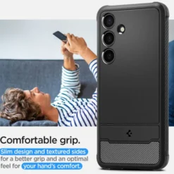 Spigen Samsung|Galaxy S24 Plus-Etui Rugged Armor Samsung Galaxy S24+ Plus Matte Black Case